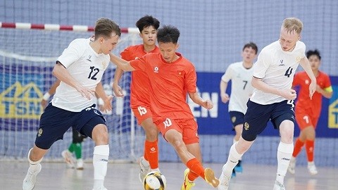 U19 futsal Việt Nam thua Nga trong hai trận giao hữu